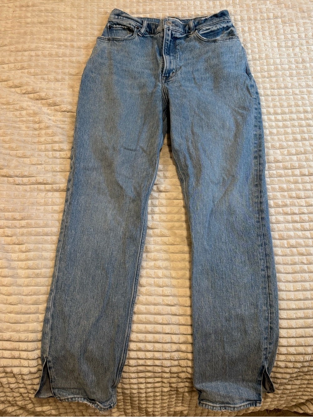 Abercrombie & Fitch Light Blue Straight Leg Jeans